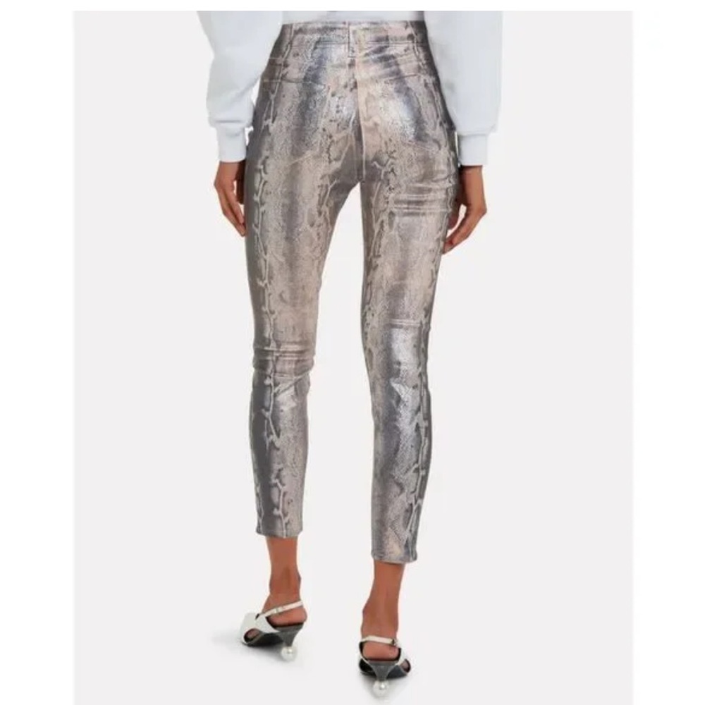 L’agence Margot High Rise Skinny Snake Skin Pants - Picture 3 of 12